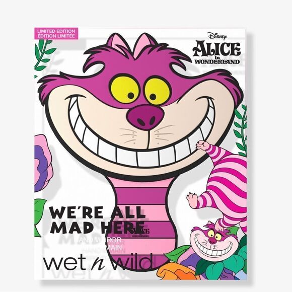 Wet n Wild Alice in Wonderland We're All Mad Here Hand Mirror - Picture 5 of 6